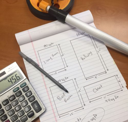 Construction Material Estimate (Per Room)